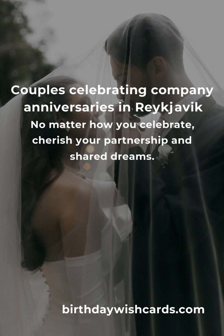28 Heartfelt Company Anniversary Ideas for Couples in Reykjavik: Celebrate Love & Success Together