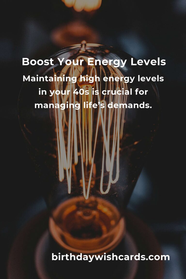 33 Tips for Boosting Energy Levels in Your 40s