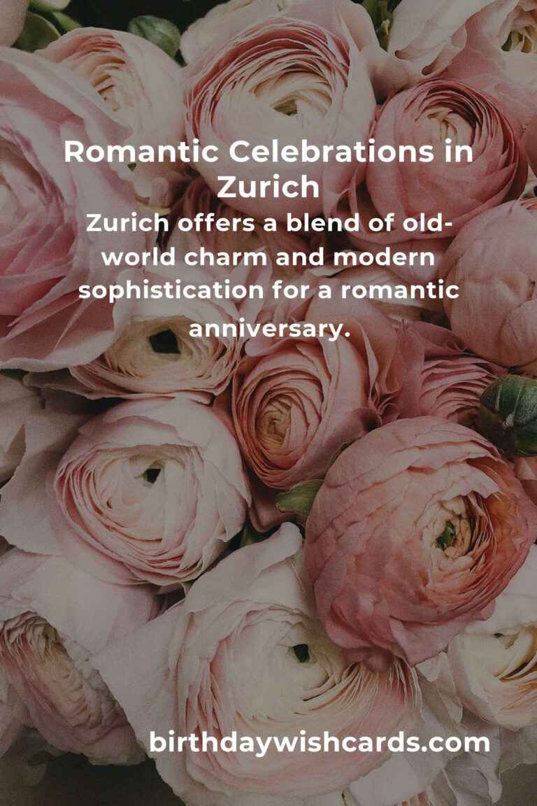 37 Heartfelt Wedding Anniversary Ideas for Couples in Zurich