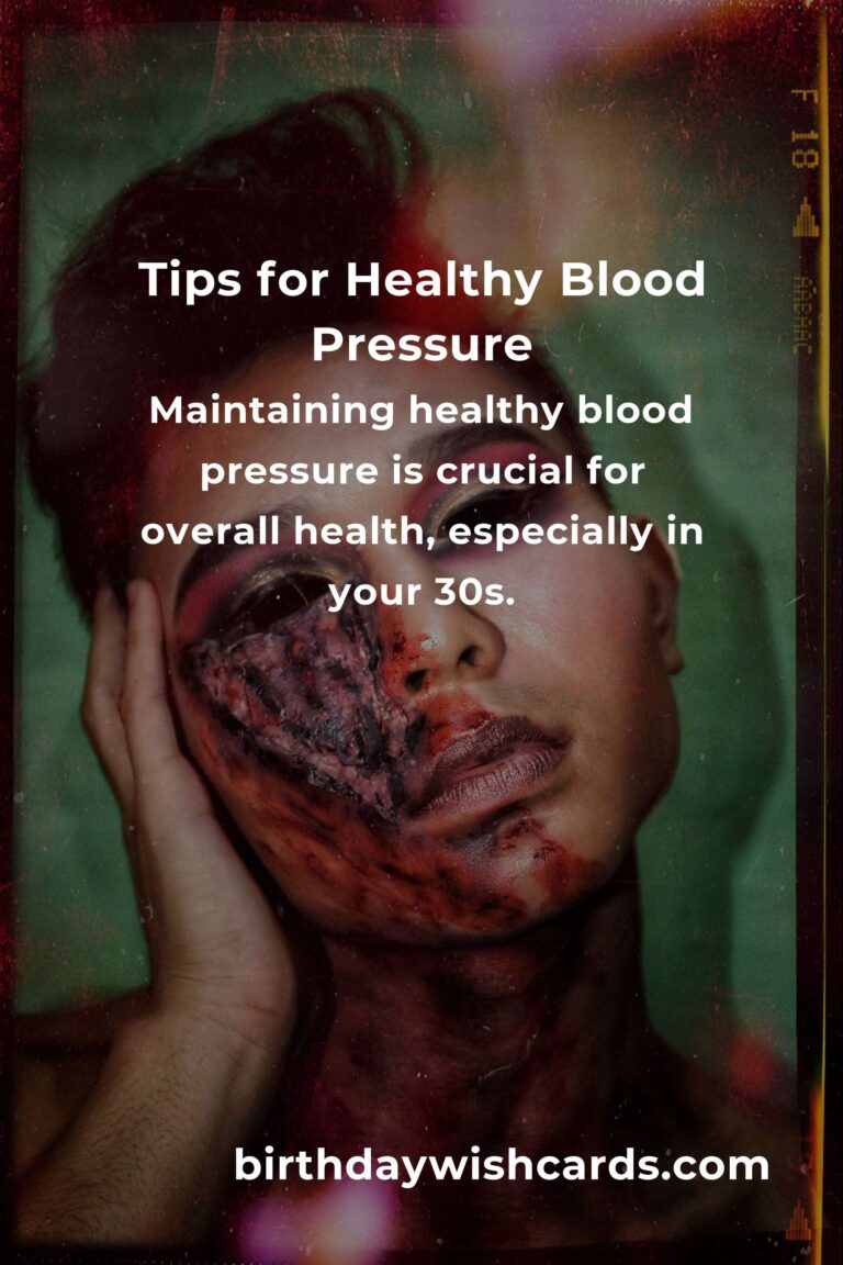 39 Tips for Better Blood Pressure in Your 30s: A Comprehensive Guide