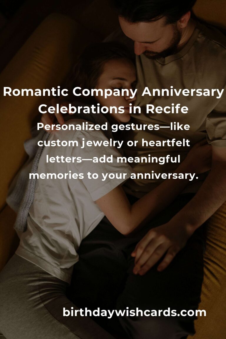 42 Unforgettable Company Anniversary Ideas for Couples in Recife: Celebrate Love and Legacy!