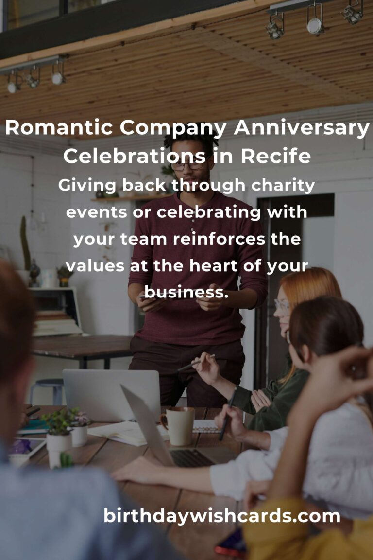 42 Unforgettable Company Anniversary Ideas for Couples in Recife: Celebrate Love and Legacy!