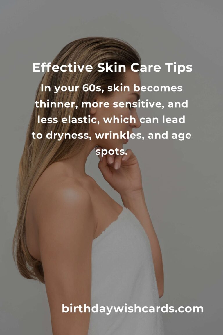 50 Essential Tips for Better Skin Care in Your 60s