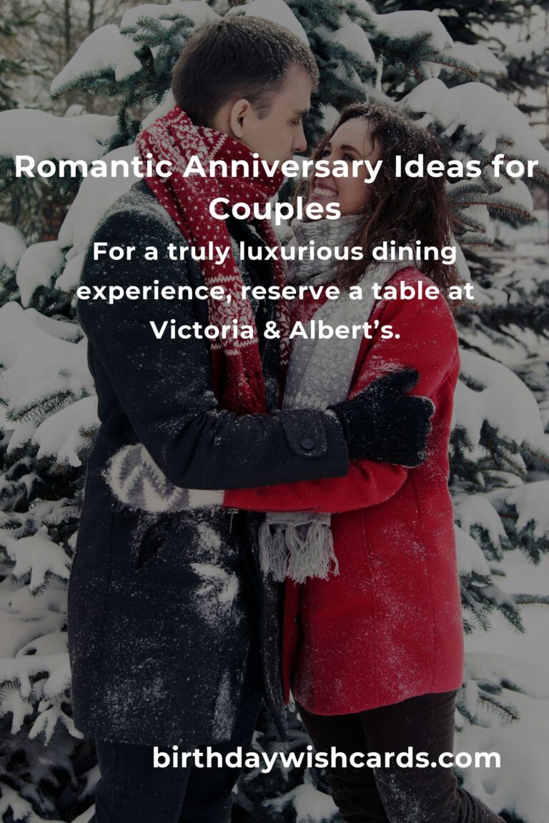 50 Romantic Relationship Anniversary Ideas for Couples in Orlando