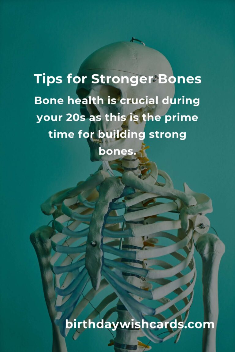7 Essential Tips for Optimal Bone Health in Your 20s