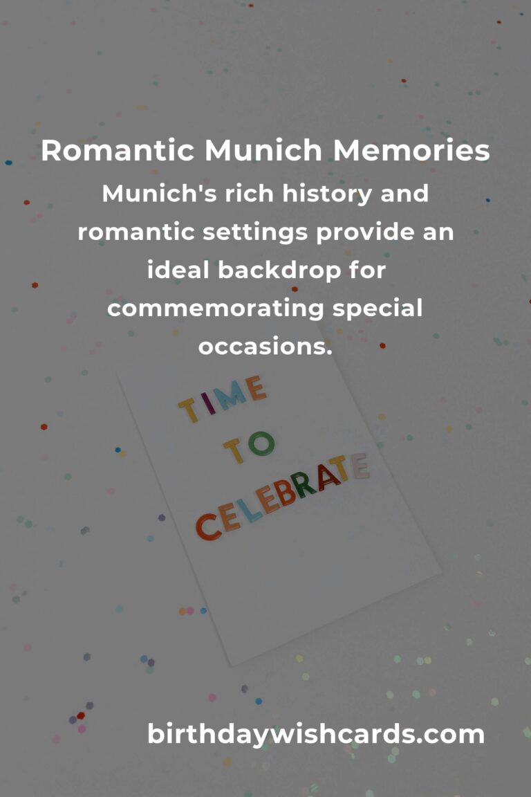 7 Heartfelt Graduation Anniversary Ideas for Couples in Munich