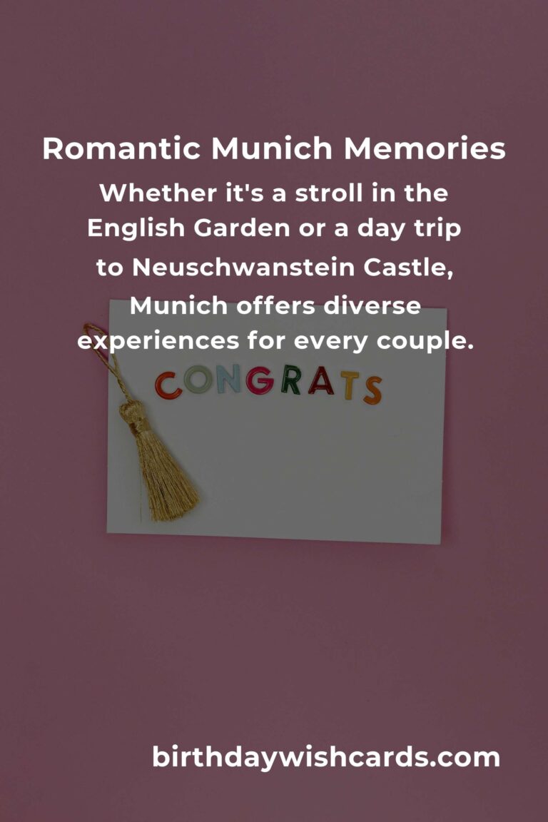 7 Heartfelt Graduation Anniversary Ideas for Couples in Munich