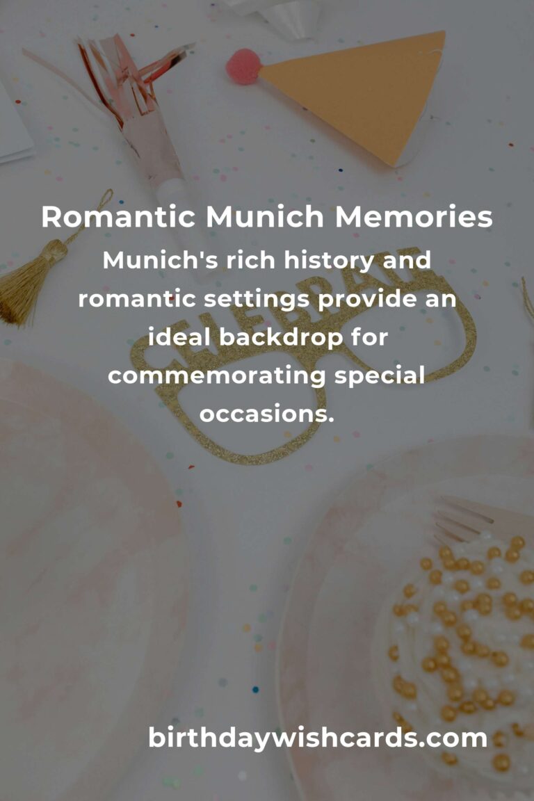 7 Heartfelt Graduation Anniversary Ideas for Couples in Munich