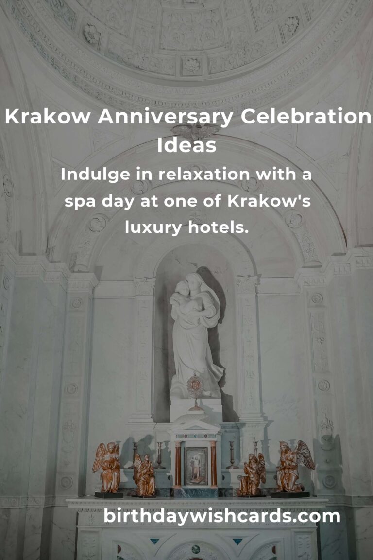 8 Unique Relationship Anniversary Ideas for Couples in Krakow