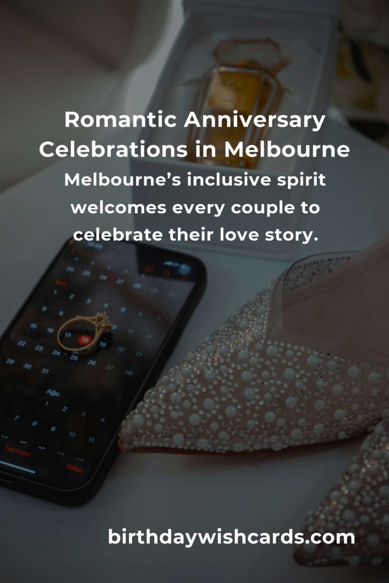 A Heartfelt Wedding Anniversary Planning Guide in Melbourne: Celebrate Love, Create Memories