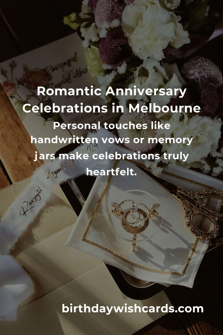 A Heartfelt Wedding Anniversary Planning Guide in Melbourne: Celebrate Love, Create Memories