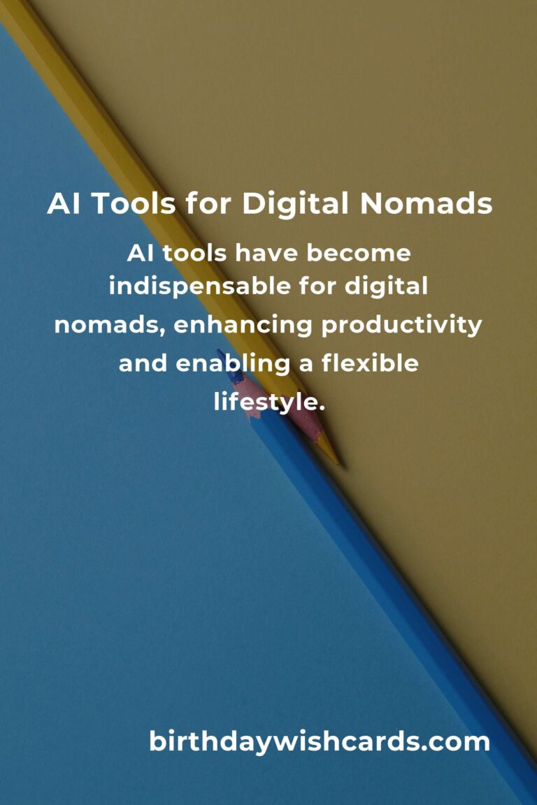 AI Tools: Comprehensive Guide for Digital Nomads