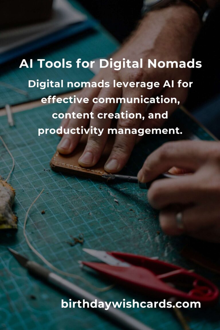 AI Tools: Comprehensive Guide for Digital Nomads