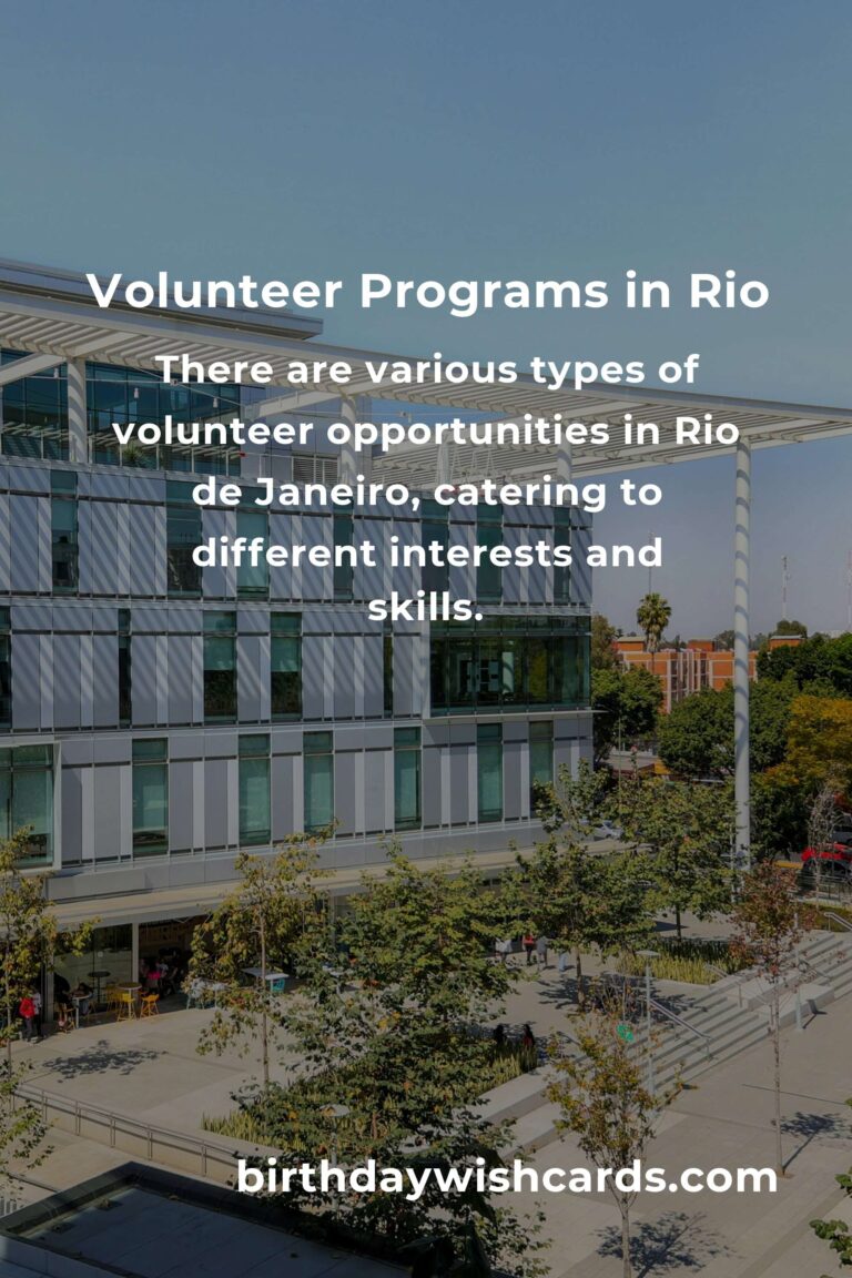 Affordable Volunteer Opportunities for Budget Travelers in Rio de Janeiro