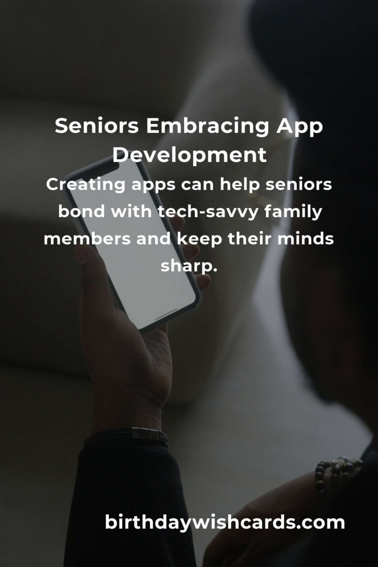 App Development: A Heartfelt Guide for Seniors to Embrace Technology