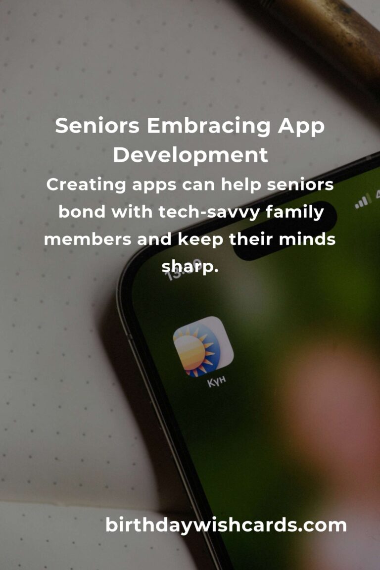 App Development: A Heartfelt Guide for Seniors to Embrace Technology