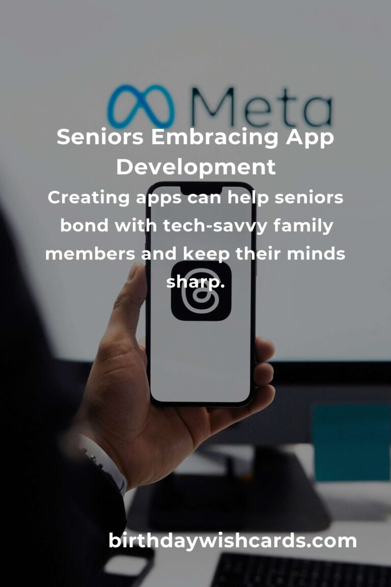 App Development: A Heartfelt Guide for Seniors to Embrace Technology