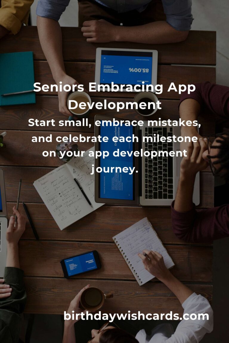 App Development: A Heartfelt Guide for Seniors to Embrace Technology
