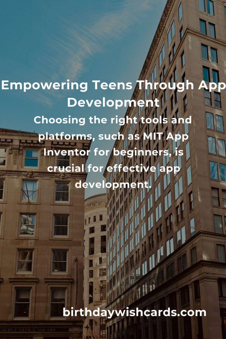 App Development: The Complete Guide for Teens to Kickstart Their Journey