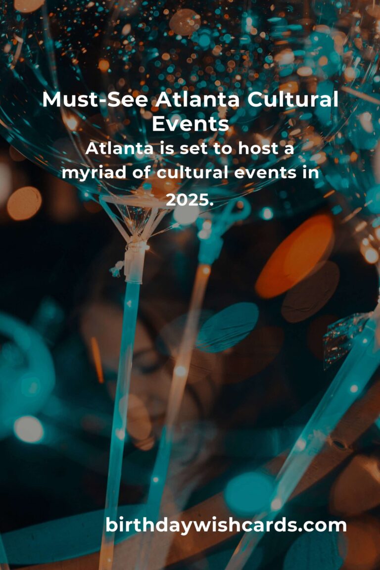 Atlanta Cultural Events You Can’t Miss in 2025