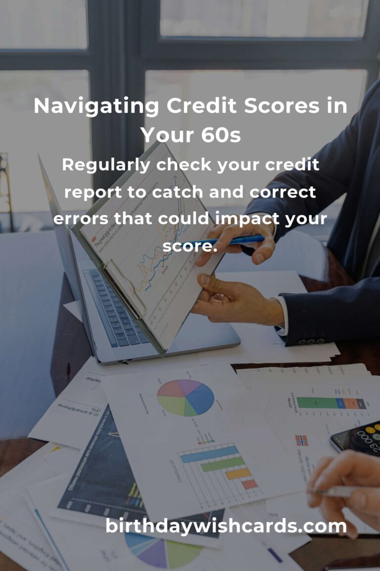 Avoiding Common Credit Score Pitfalls in Your 60s: A Heartfelt Guide