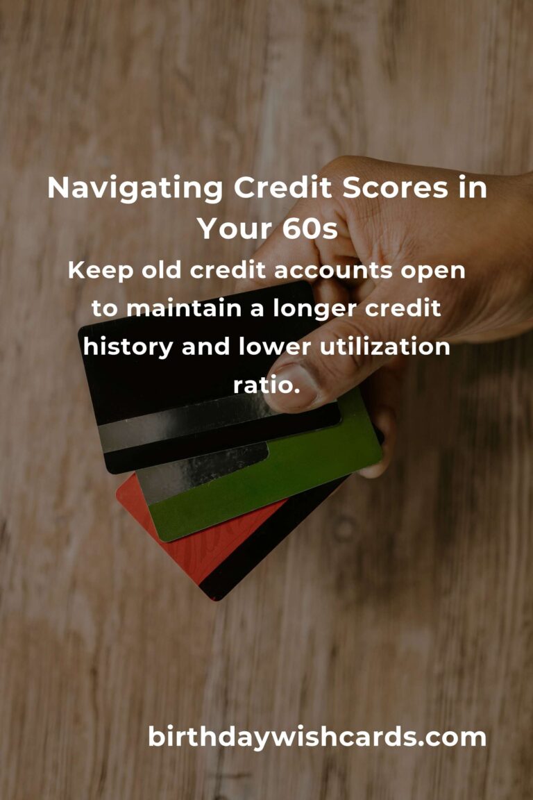 Avoiding Common Credit Score Pitfalls in Your 60s: A Heartfelt Guide
