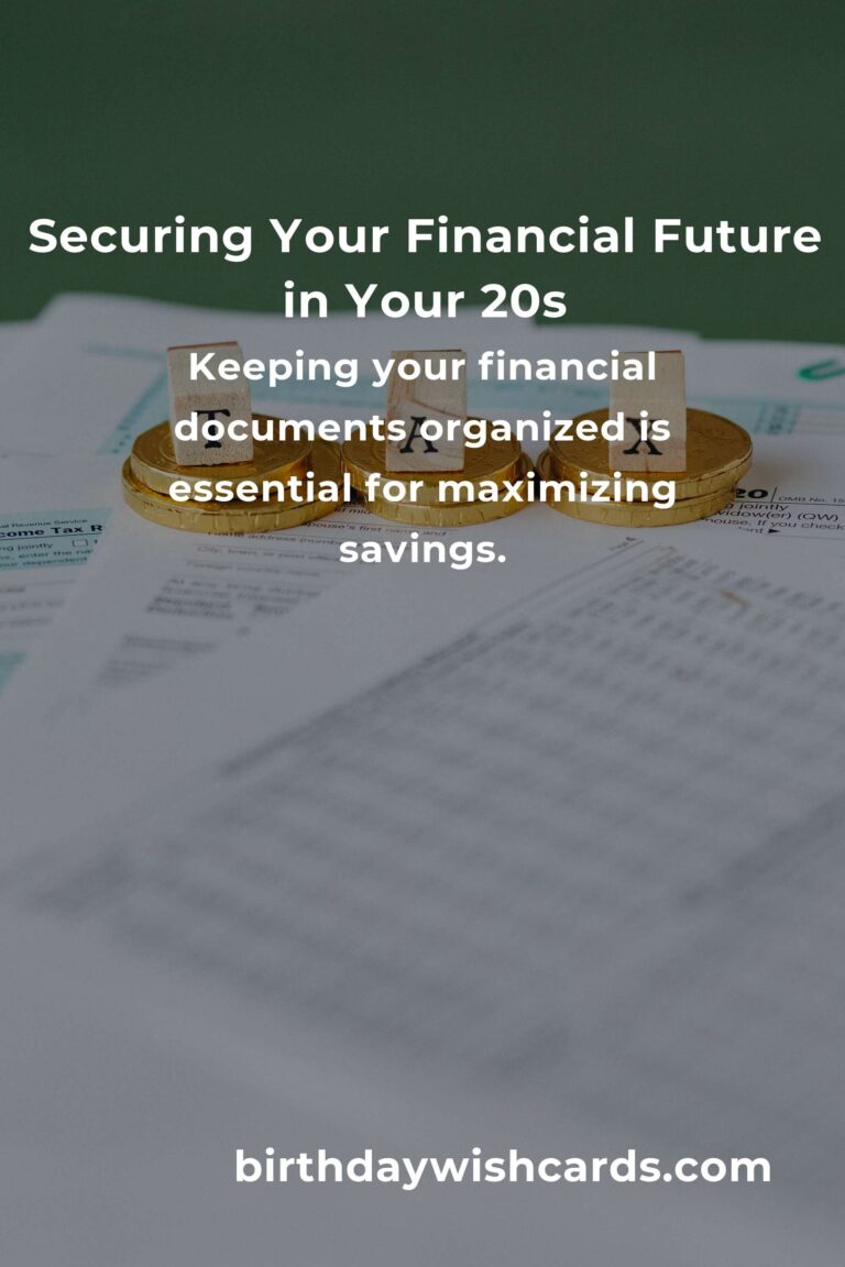 Avoiding Tax Pitfalls: How to Secure Your Financial Future in Your 20s