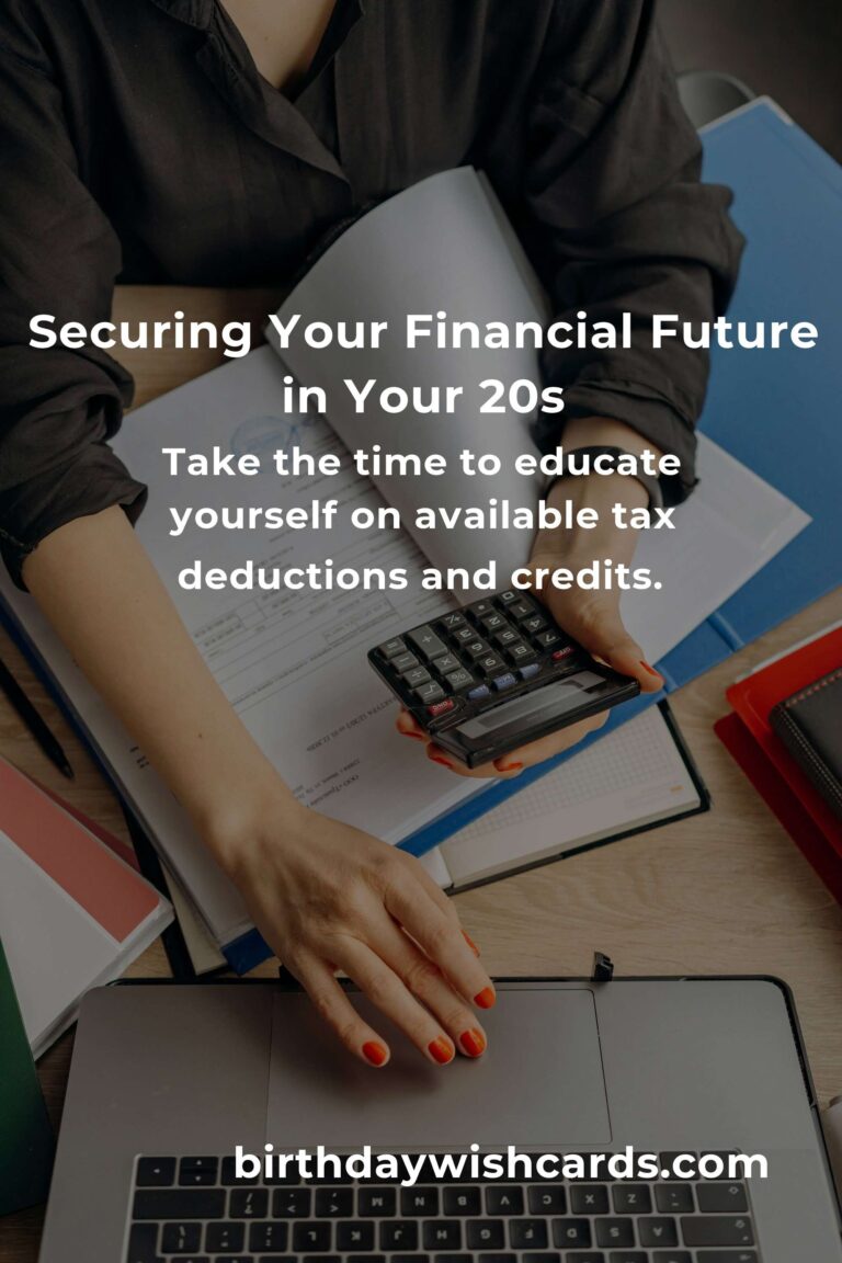 Avoiding Tax Pitfalls: How to Secure Your Financial Future in Your 20s