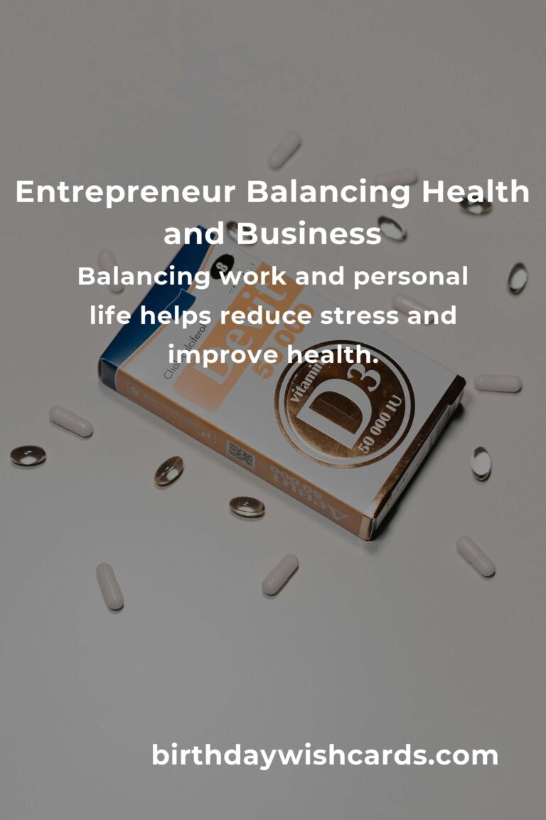 Balancing Business and Health: A Heartfelt Guide for Entrepreneurs to Improve Cholesterol