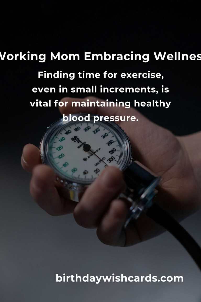 Balancing the Pressure: How Working Moms Can Improve Blood Pressure Naturally