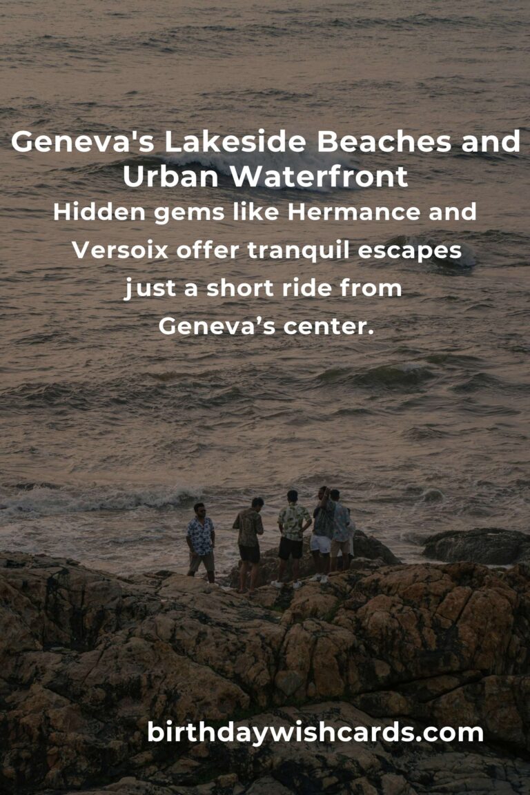 Beach Vacations in Geneva: The Ultimate Guide to Lakeside Bliss and Urban Adventure