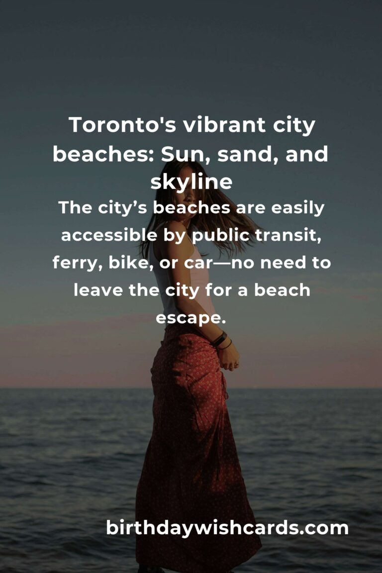 Beach Vacations in Toronto: The Ultimate Guide to Sun, Sand, and City Vibes
