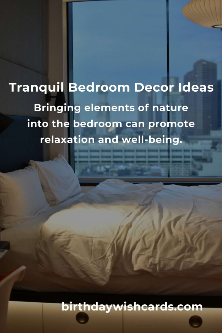 Bedroom Decor Ideas for Retirees: Create a Relaxing Oasis