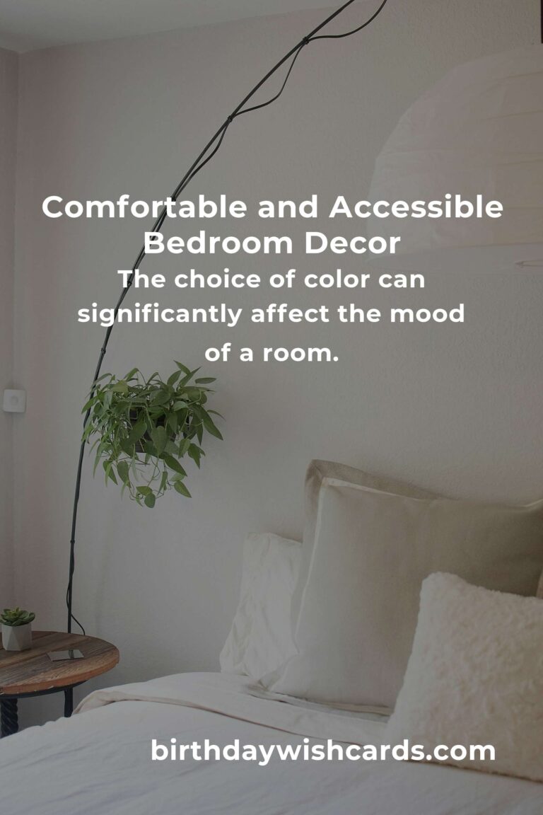 Bedroom Decor Ideas for Seniors: Creating Comfort and Accessibility