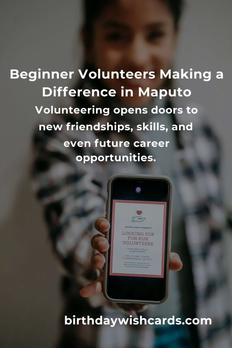 Begin Your Journey: Volunteer Opportunities for Beginners in Maputo