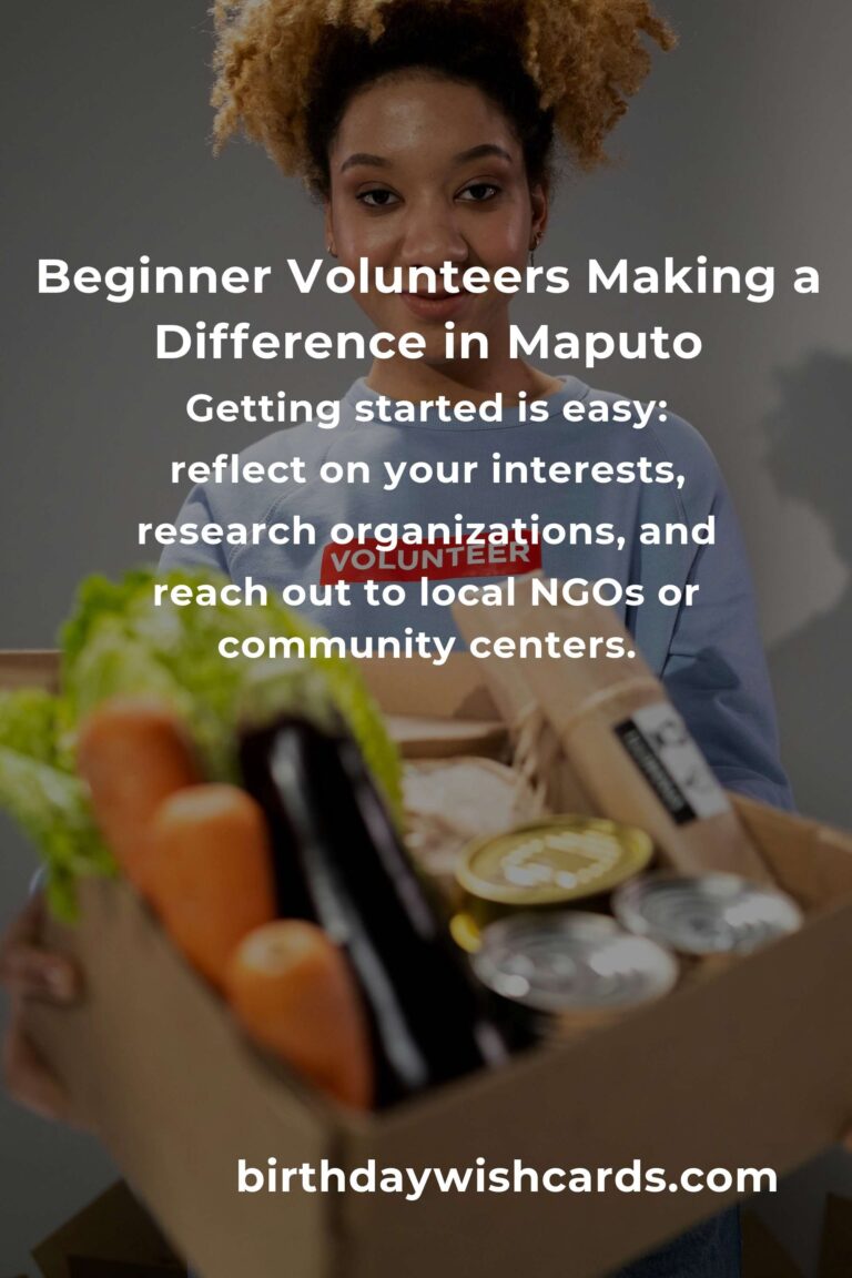 Begin Your Journey: Volunteer Opportunities for Beginners in Maputo