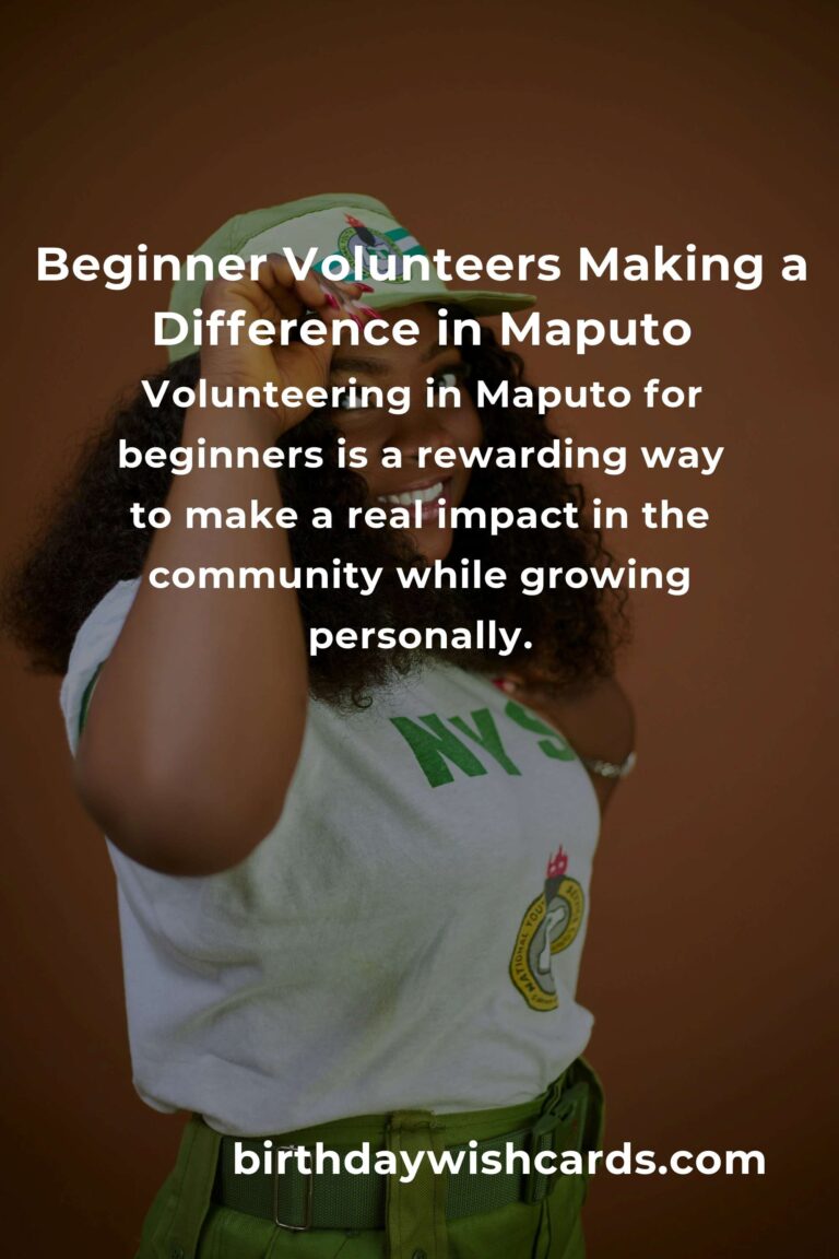Begin Your Journey: Volunteer Opportunities for Beginners in Maputo