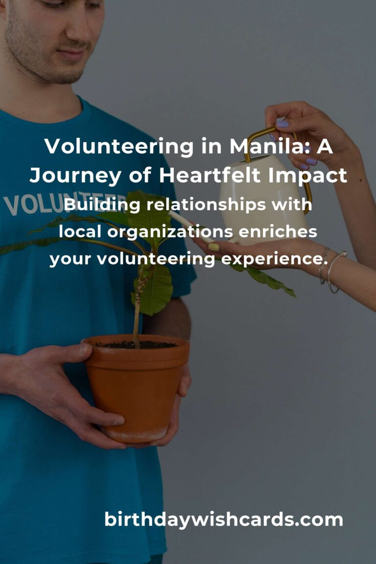 Begin Your Volunteering Journey in Manila: A Heartfelt Guide for Newcomers