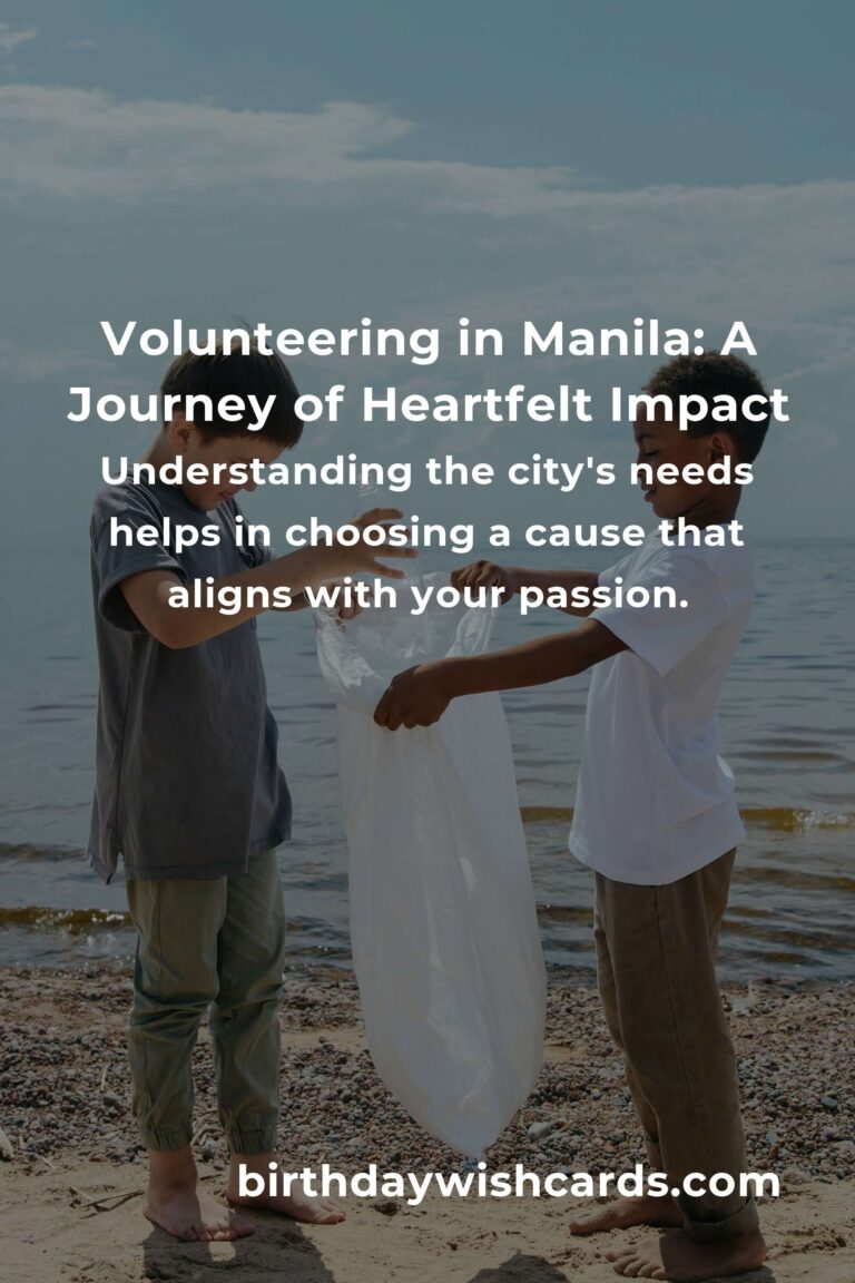 Begin Your Volunteering Journey in Manila: A Heartfelt Guide for Newcomers