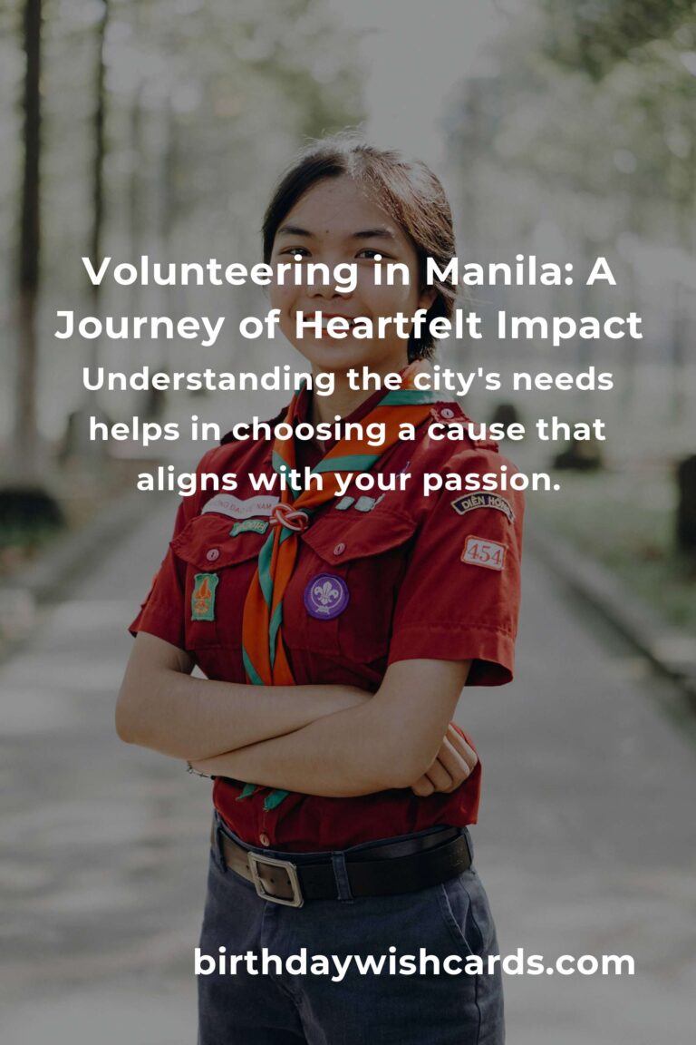Begin Your Volunteering Journey in Manila: A Heartfelt Guide for Newcomers