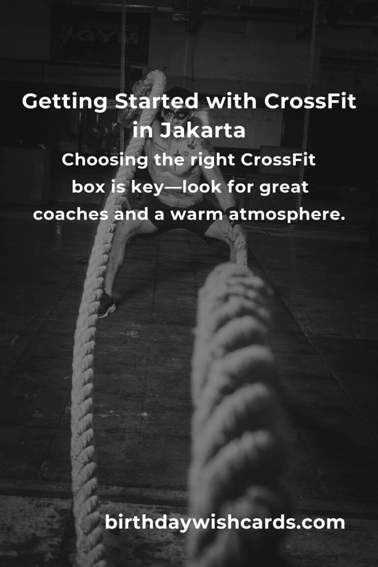 Beginner's Guide to CrossFit in Jakarta: Your First Step Toward a Fitter, Stronger You