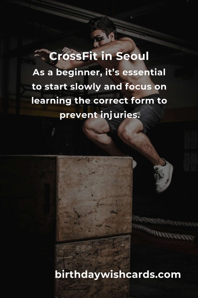 Beginner’s Guide to CrossFit in Seoul: Get Fit and Have Fun