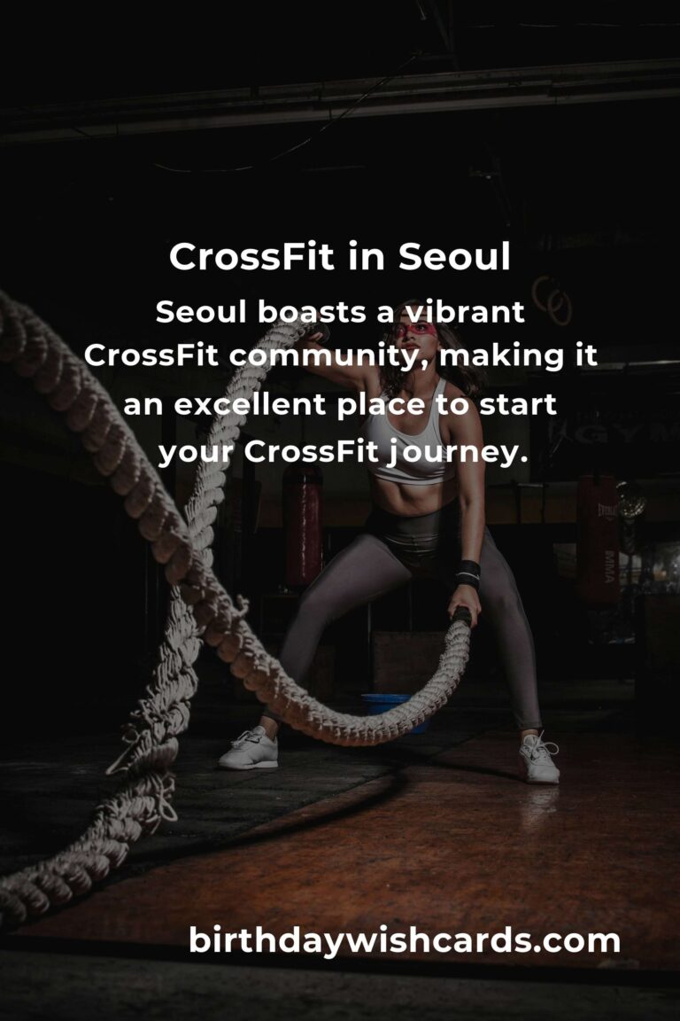 Beginner's Guide to CrossFit in Seoul: Get Fit and Have Fun