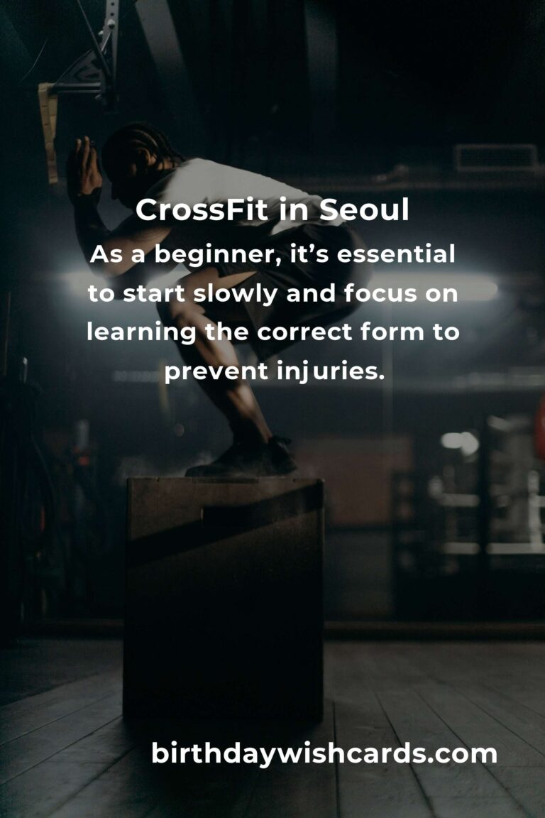 Beginner's Guide to CrossFit in Seoul: Get Fit and Have Fun
