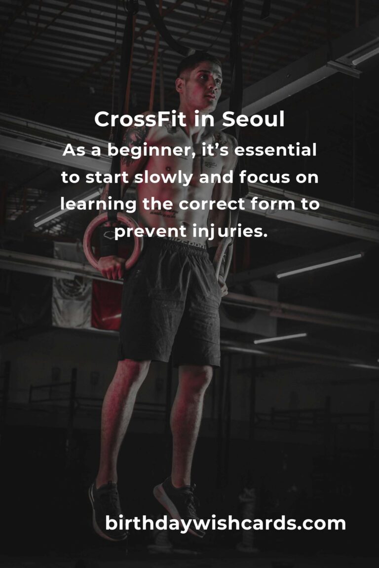 Beginner's Guide to CrossFit in Seoul: Get Fit and Have Fun