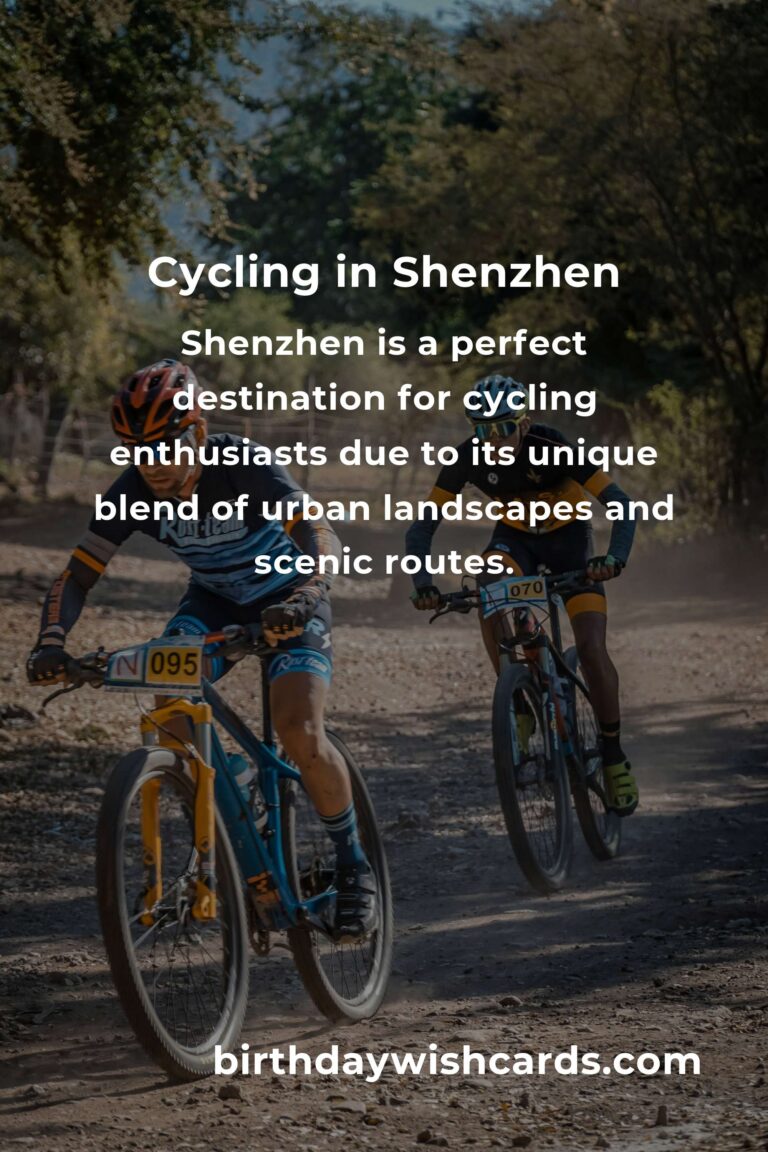 Beginner's Guide to Cycling in Shenzhen: Exploring the City on Two Wheels