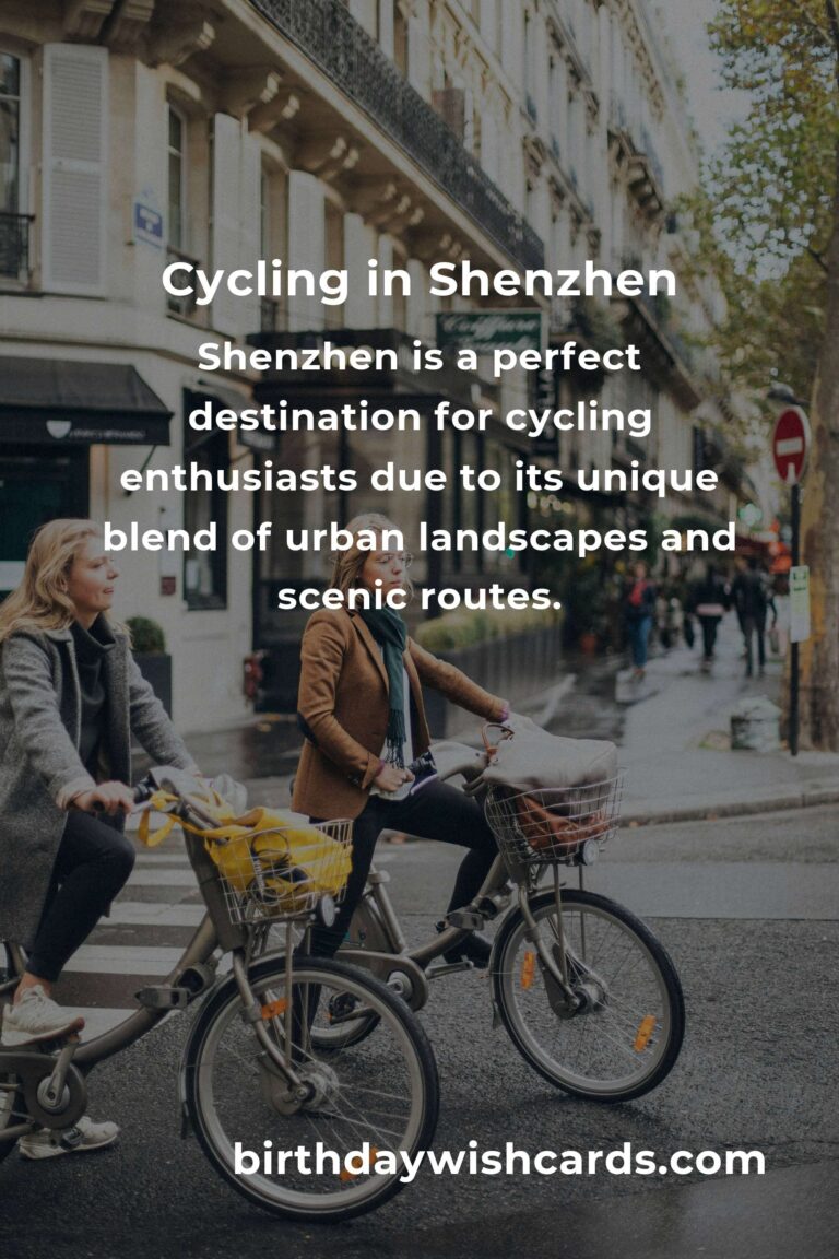 Beginner's Guide to Cycling in Shenzhen: Exploring the City on Two Wheels
