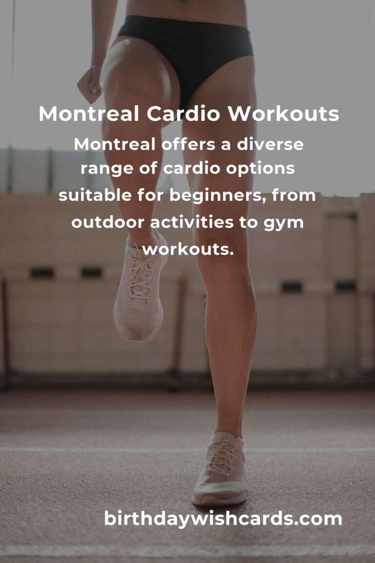 Beginner's Guide to Effective Cardio Workouts in Montreal