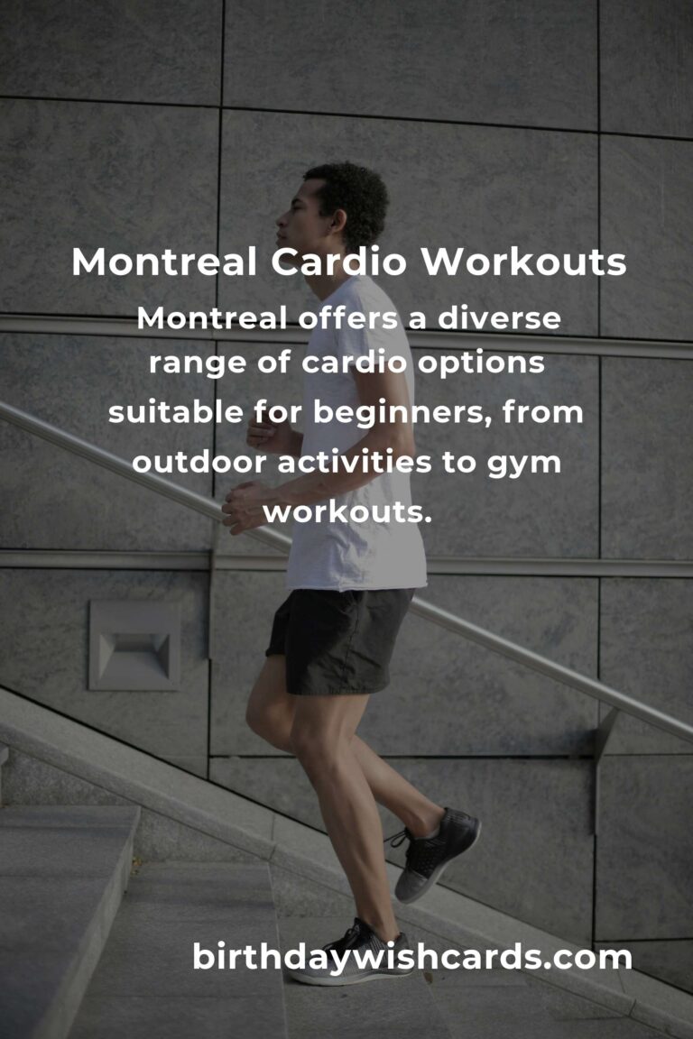 Beginner's Guide to Effective Cardio Workouts in Montreal