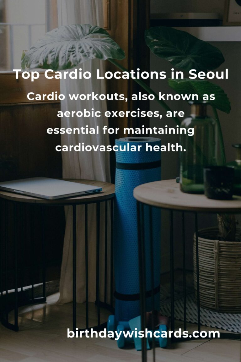 Beginner’s Guide to Effective Cardio Workouts in Seoul